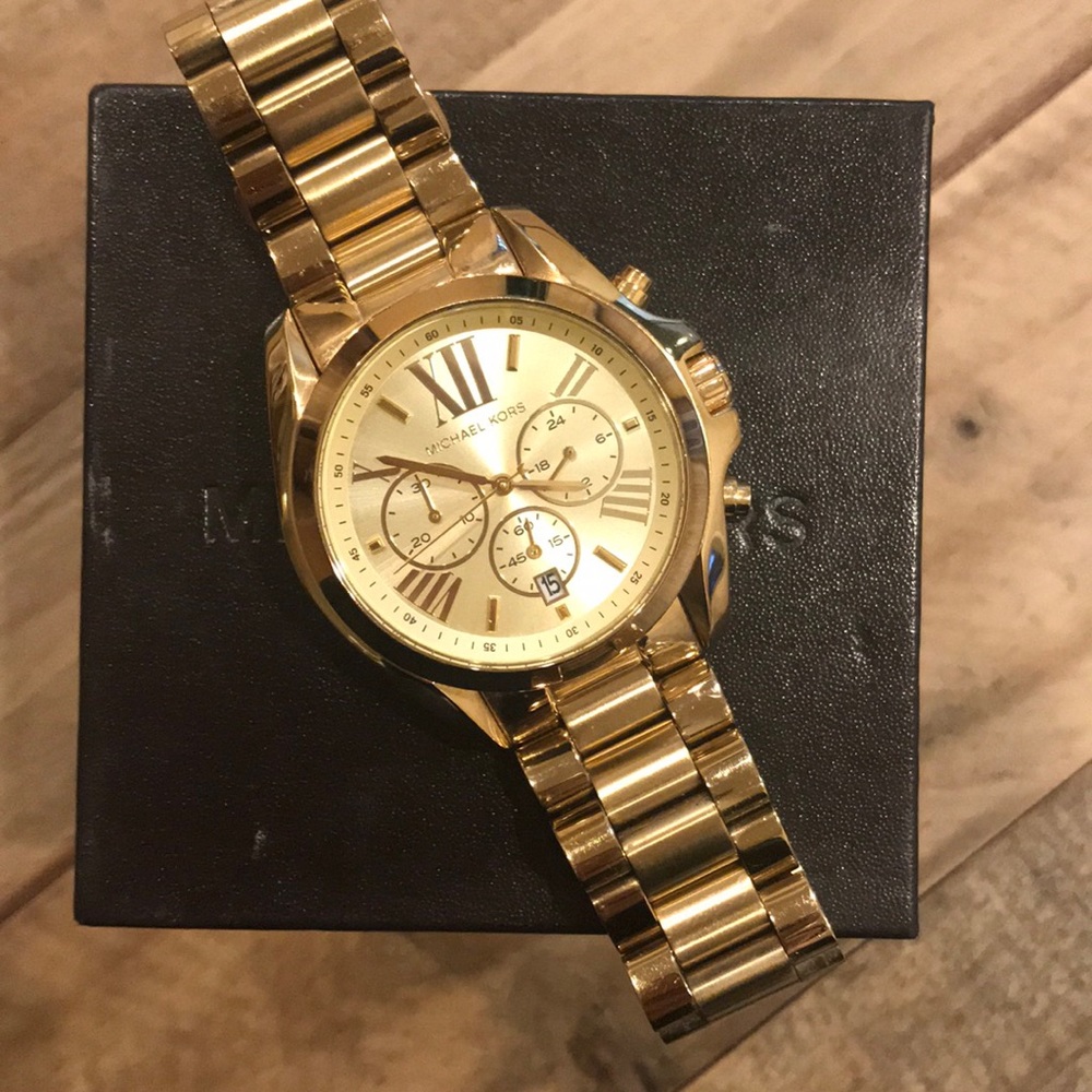 Gold Michael Kors watch
